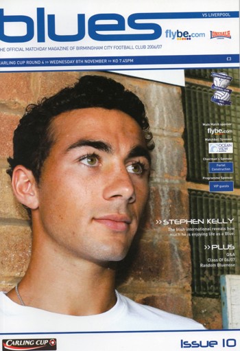 Match programme